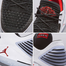 Load image into Gallery viewer, Jordan XXXII Low Basketball Shoe - Black/University Red-White - Mens