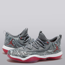 Load image into Gallery viewer, Jordan Super Fly 2017 Low Basketball Shoe - Wolf Grey/Gym Red-Cool Grey/White - Mens