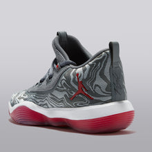 Load image into Gallery viewer, Jordan Super Fly 2017 Low Basketball Shoe - Wolf Grey/Gym Red-Cool Grey/White - Mens