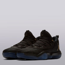 Load image into Gallery viewer, Jordan Super Fly 2017 Low Basketball Shoe - Black/Metallic Gold-Black - Mens