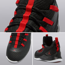 Load image into Gallery viewer, Jordan Ultra Fly 2 Low Basketball Shoe - Black/University Red-White - Mens