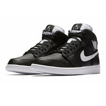 Load image into Gallery viewer, Men's Mid Jordan 1 Basketball Shoes - Black White