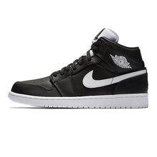Load image into Gallery viewer, Men's Mid Jordan 1 Basketball Shoes - Black White