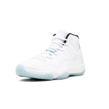 Load image into Gallery viewer, Men's Jordan 11 Retro Legend Blue Basketball Shoes - White