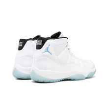 Load image into Gallery viewer, Men's Jordan 11 Retro Legend Blue Basketball Shoes - White