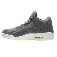 Load image into Gallery viewer, Men's Jordan 3 Retro Wool Basketball Shoes - Grey