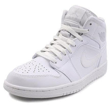 Load image into Gallery viewer, Men's Mid Jordan 1 Basketball Shoes - White