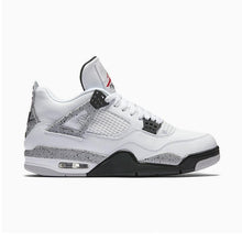 Load image into Gallery viewer, Men's Jordan 4 Basketball Shoes - White