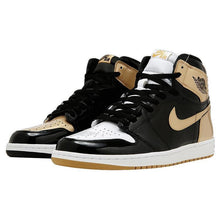 Load image into Gallery viewer, Men's Jordan 1 Basketball Shoes - Black Gold