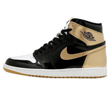 Load image into Gallery viewer, Men's Jordan 1 Basketball Shoes - Black Gold