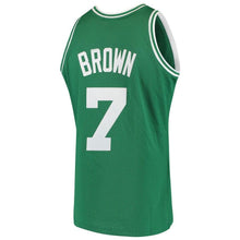 Load image into Gallery viewer, 7 - Men's Mitchell &amp; Ness Dee Brown Kelly Green Boston Celtics 1985-86 Hardwood Classics Swingman Jersey - Green