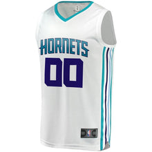 Load image into Gallery viewer, 00 - Men&#39;s Fanatics Branded White Charlotte Hornets Fast Break Custom Replica Jersey - Association Edition  - White