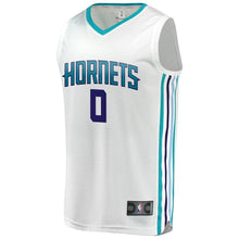 Load image into Gallery viewer, 0 - Men&#39;s Fanatics Branded Miles Bridges White Charlotte Hornets Fast Break Replica Jersey – Association Edition  - White