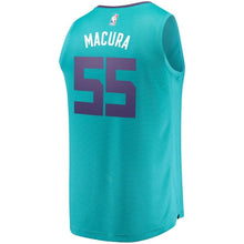 Load image into Gallery viewer, 55 - Men's Fanatics Branded J.P. Macura Teal Charlotte Hornets Fast Break Replica Jersey – Icon Edition - Aqua