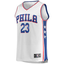 Load image into Gallery viewer, 23 - Men's Fanatics Branded Jimmy Butler White Philadelphia 76ers Fast Break Replica Jersey - Association Edition - White