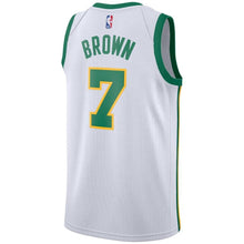 Load image into Gallery viewer, 7 - Men's Nike Jaylen Brown White Boston Celtics City Edition Swingman Jersey - White