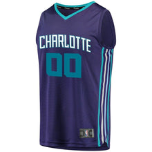 Load image into Gallery viewer, 00 - Men&#39;s Fanatics Branded Purple Charlotte Hornets Fast Break Custom Replica Jersey - Statement Edition - Purple