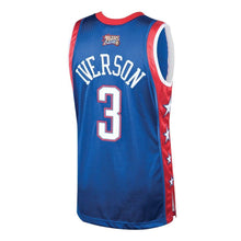 Load image into Gallery viewer, 3 - Men's Mitchell &amp; Ness Allen Iverson Blue Eastern Conference 2004 All-Star Hardwood Classics Authentic Jersey - Royal