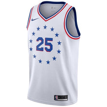 Load image into Gallery viewer, 25 - Men's Nike Ben Simmons White Philadelphia 76ers 2018/19 Swingman Jersey – Earned Edition - White