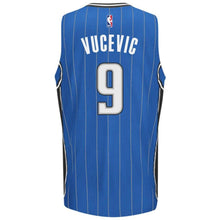 Load image into Gallery viewer, 9 - Men's adidas Nikola Vucevic Blue Orlando Magic Player Swingman Road Jersey - Blue