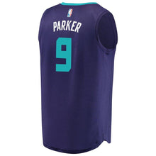 Load image into Gallery viewer, 9 - Men's Fanatics Branded Bismack Biyombo Purple Charlotte Hornets Fast Break Replica Player Jersey - Statement Edition - Purple