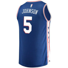 Load image into Gallery viewer, 5 - Men's Fanatics Branded Amir Johnson Royal Philadelphia 76ers Fast Break Replica Player Jersey - Icon Edition - Royal