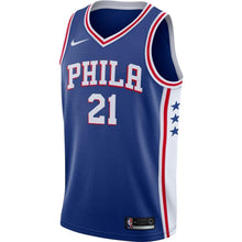Load image into Gallery viewer, 21 - Men's Nike Joel Embiid Royal Philadelphia 76ers Swingman Jersey - Icon Edition - Royal