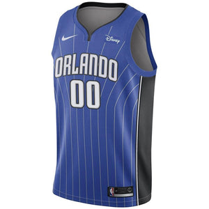 00 - Men's Nike Aaron Gordon Royal Orlando Magic Swingman Sponsor Patch Jersey - Icon Edition - Blue