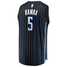 Load image into Gallery viewer, 5 - Men's Fanatics Branded Mohamed Bamba Black Orlando Magic Fast Break Replica Player Jersey - Statement Edition - Black