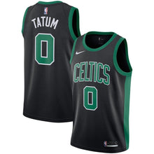 Load image into Gallery viewer, 0 - Men&#39;s Nike Jayson Tatum Black Boston Celtics Replica Swingman Jersey - Statement Edition - Black