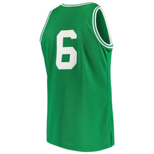 Load image into Gallery viewer, 6 - Men's Mitchell &amp; Ness Bill Russell Kelly Green Boston Celtics Road 1967/68 Hardwood Classics Authentic Jersey - Green
