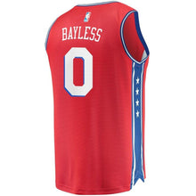 Load image into Gallery viewer, 0 - Men&#39;s Fanatics Branded Jerryd Bayless Red Philadelphia 76ers Fast Break Replica Player Jersey - Statement Edition - Red