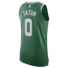 Load image into Gallery viewer, 0 - Men&#39;s Nike Jayson Tatum Green Boston Celtics Authentic Sponsor Patch Jersey – Icon Edition - Green