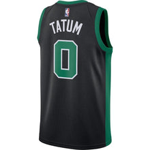Load image into Gallery viewer, 0 - Men&#39;s Nike Jayson Tatum Black Boston Celtics Replica Swingman Jersey - Statement Edition - Black