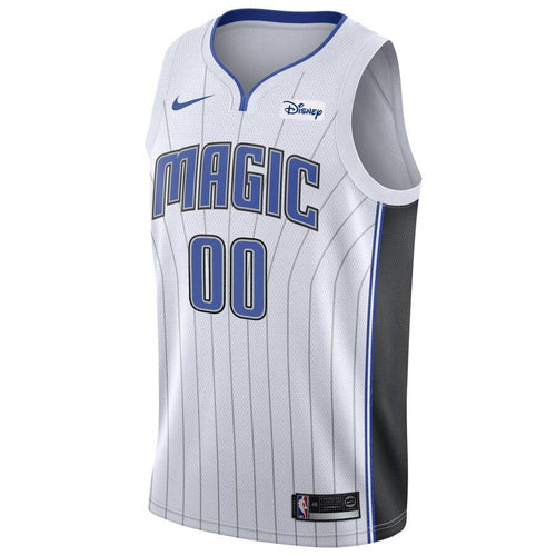 00 - Men's Nike Aaron Gordon White Orlando Magic Swingman Sponsor Patch Jersey - Association Edition - White