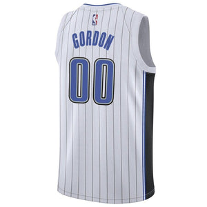 00 - Men's Nike Aaron Gordon White Orlando Magic Swingman Sponsor Patch Jersey - Association Edition - White