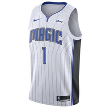 Load image into Gallery viewer, 1 - Men's Nike Jonathan Isaac White Orlando Magic Swingman Sponsor Patch Jersey - Association Edition - White
