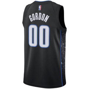 00 - Men's Nike Aaron Gordon Black Orlando Magic City Edition Swingman Jersey  - Black